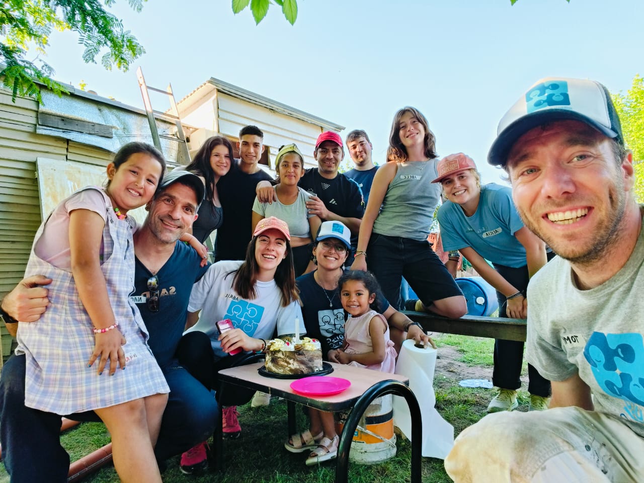 “Soy voluntario para devolverle a Argentina la alegría que me da”